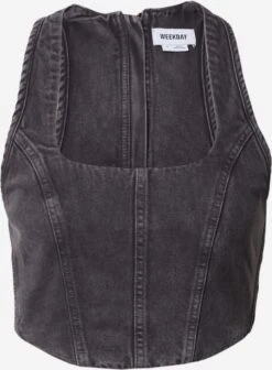 WEEKDAY Blouses Chemisier Ana Femme Gris