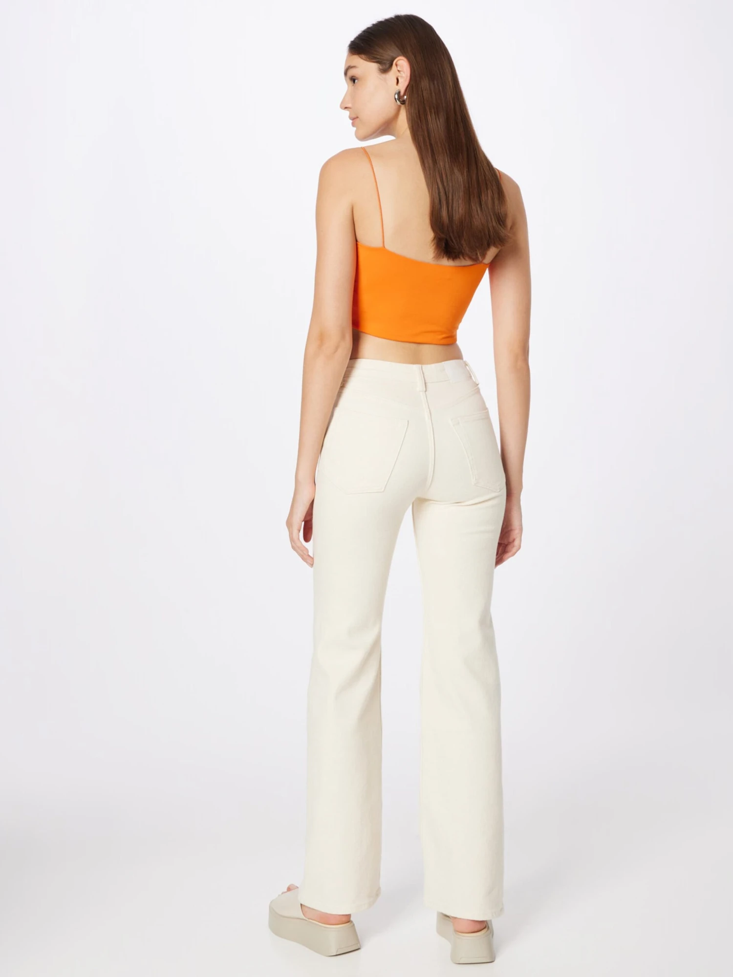 WEEKDAY Droits Regular Jean Femme Crème – Image 4