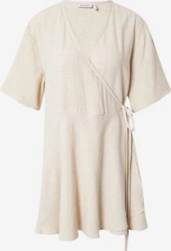 WEEKDAY Mini-robes Robe Kimberly Femme Blanc Cassé