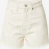 WEEKDAY Shorts En Jean Regular Jean Rowe Femme Crème