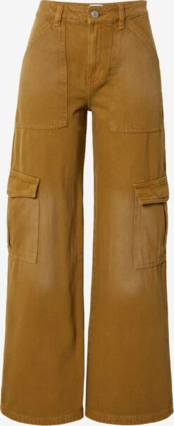 WEEKDAY Pantalons Cargo Loosefit Pantalon Cargo Julian Femme Caramel