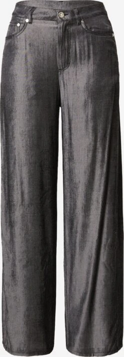 WEEKDAY Pantalons En Toile Regular Pantalon Denver Femme Argent