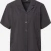WEEKDAY Blouses à Manches Courtes Chemisier Wera Femme Gris Foncé