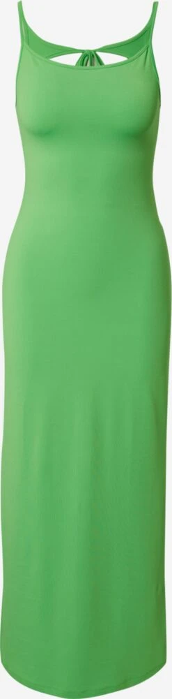 WEEKDAY Robes Longues Robe Sophie Femme Vert Gazon