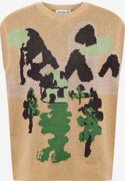 WEEKDAY Pulls Débardeur Noa Homme Beige Foncé