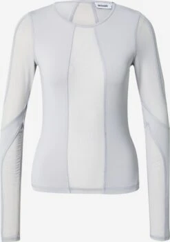 WEEKDAY T-shirts à Manches Longues T-shirt Astrid Femme Gris Clair