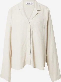 WEEKDAY Blouses Et Tuniques Chemisier Nova Femme Blanc Cassé