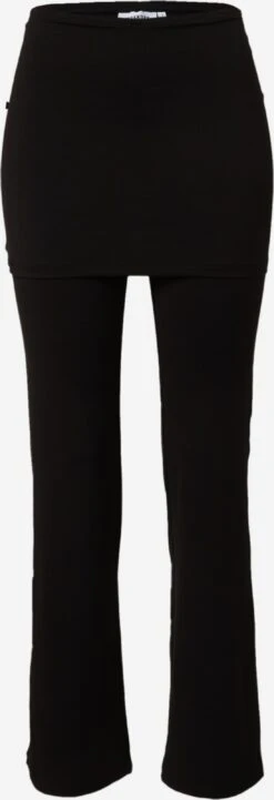 WEEKDAY Pantalons En Toile Regular Pantalon Bella Femme Noir