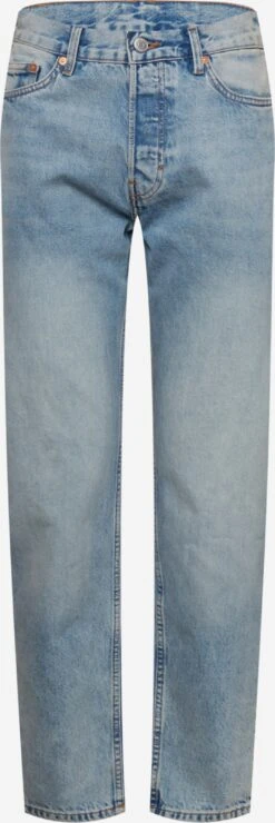 WEEKDAY Droits Regular Jean Barrel Homme Bleu Clair