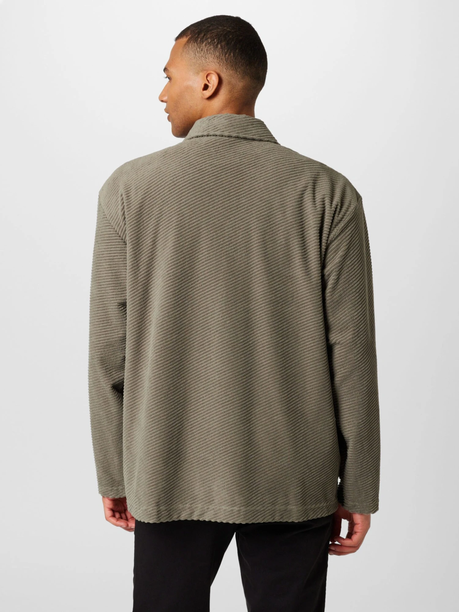 WEEKDAY T-shirts à Manches Longues T-Shirt Homme Kaki – Image 4