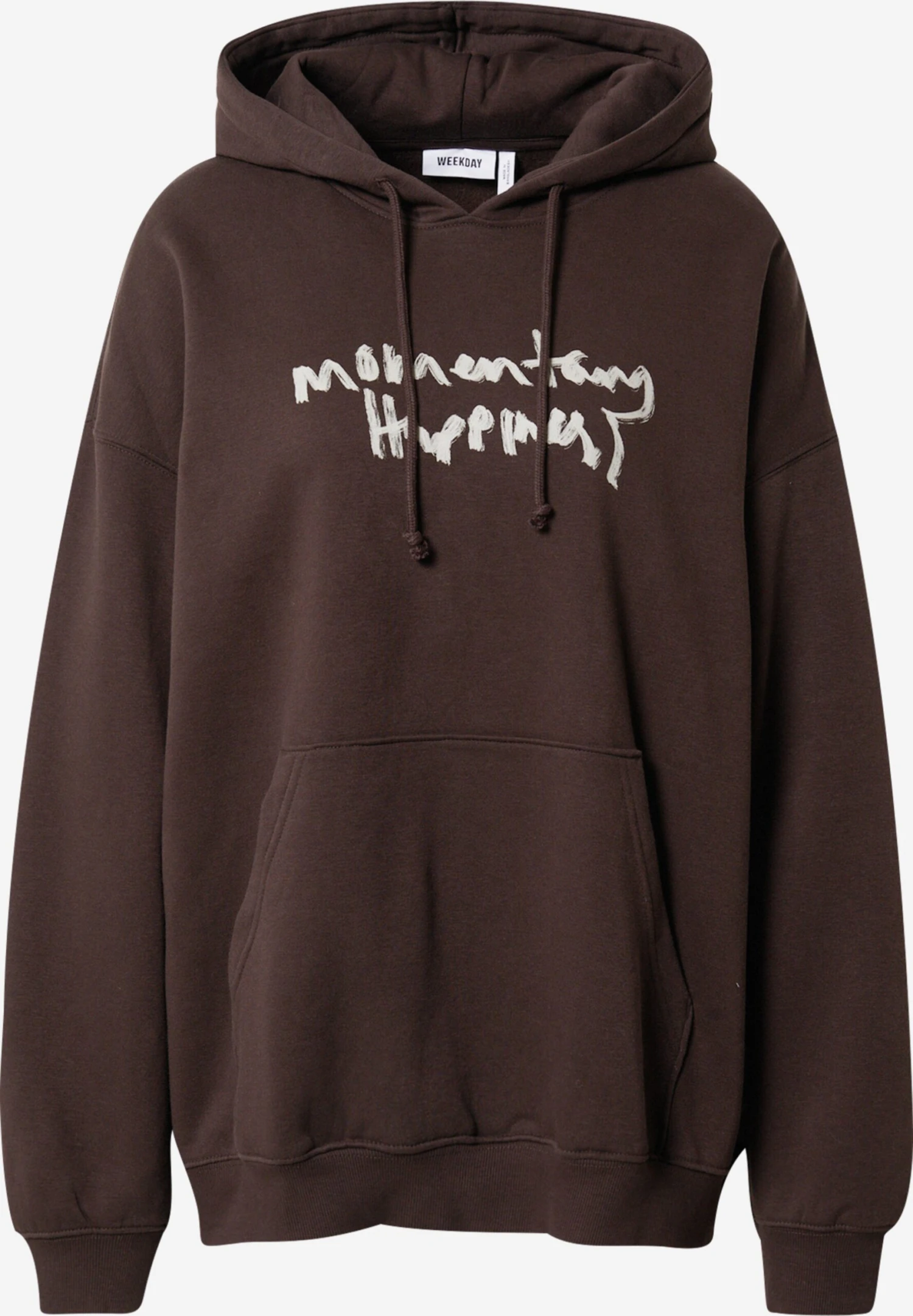 WEEKDAY Sweats à Capuche Sweat-shirt Femme Brun Foncé