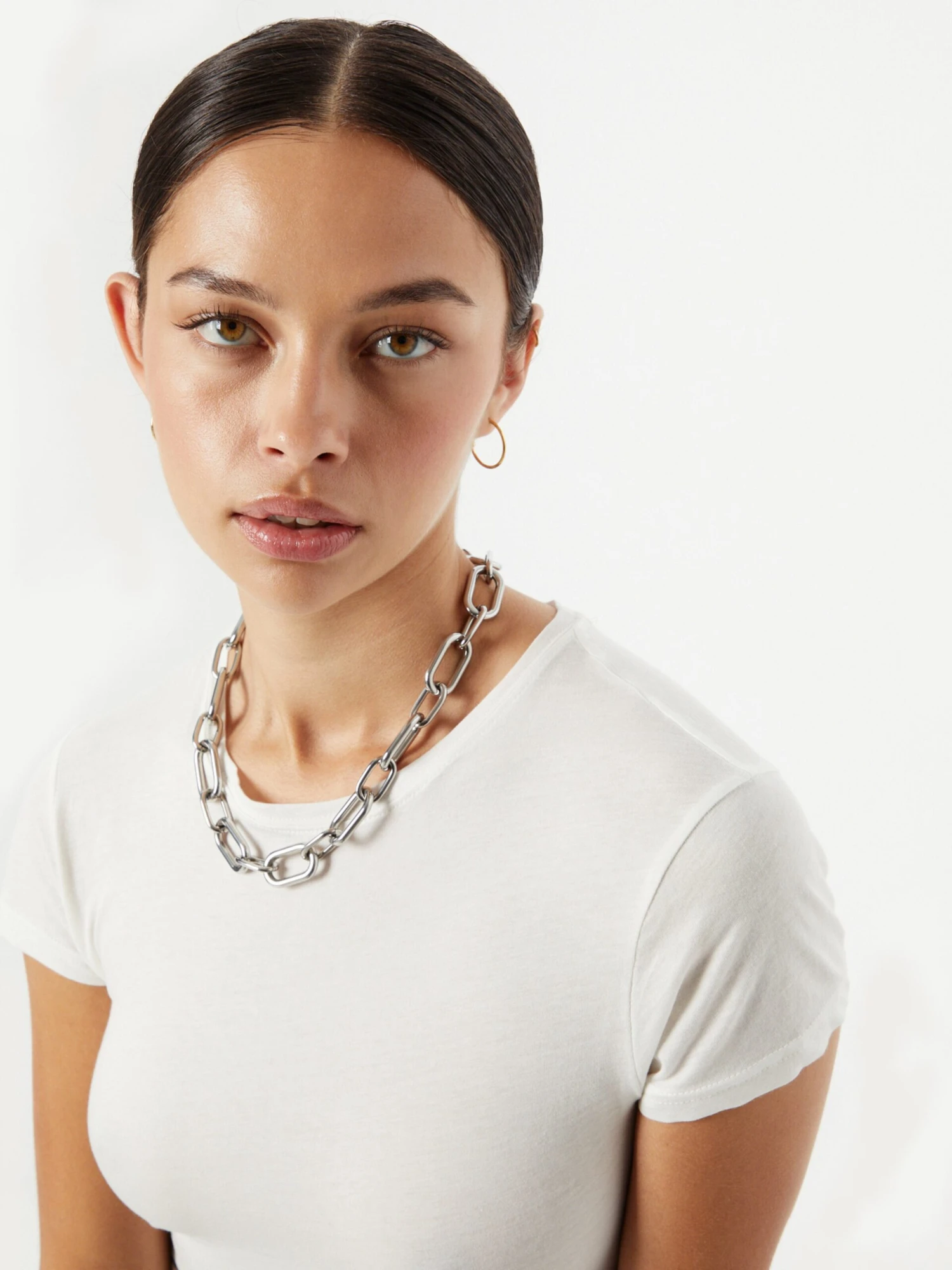 WEEKDAY T-shirts T-shirt Femme Noir / Blanc – Image 2