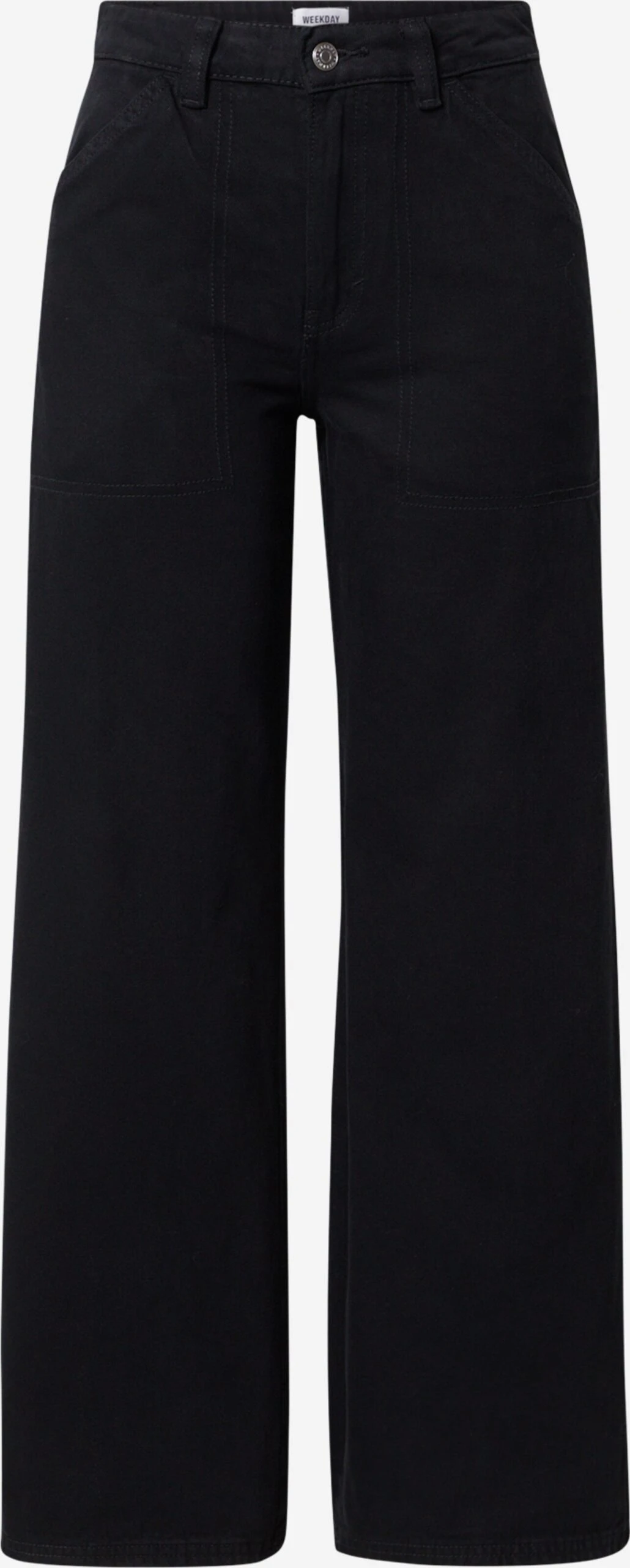 WEEKDAY Jeans Wide Leg Jean Onyx Femme Noir
