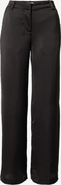 WEEKDAY Pantalons En Toile Wide Leg Pantalon Riley Femme Noir