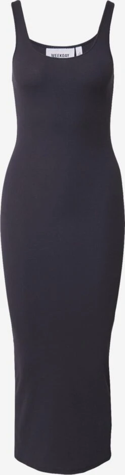 WEEKDAY Robes En Jersey Robe Femme Anthracite