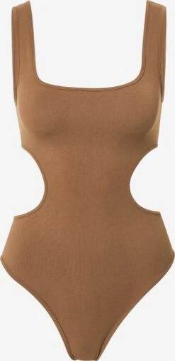 WEEKDAY T-shirts Et Polos Shirtbody Liria Femme Marron