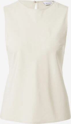 WEEKDAY Blouses Chemisier Aino Femme Mastic