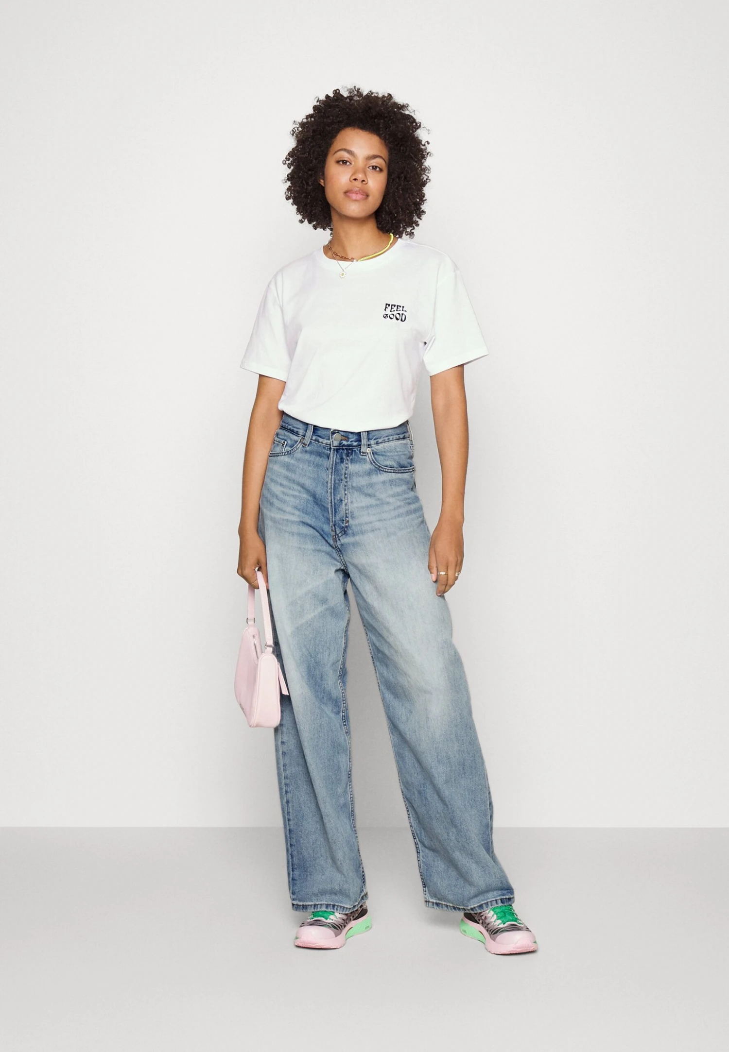 WEEKDAY Astro Loose Baggy - Jean Boyfriend - Moon Blue – Image 2