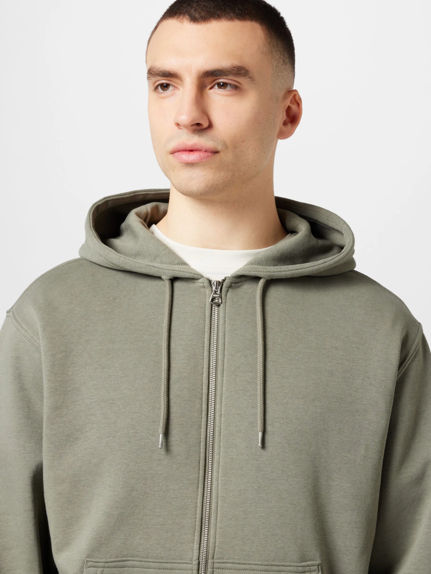 WEEKDAY Vestes à Capuche Veste De Survêtement Homme Kaki – Image 2