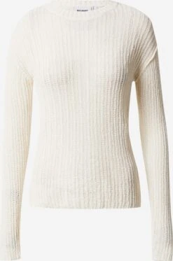 WEEKDAY Pulls Maille Fine Pull-over Ada Femme Blanc