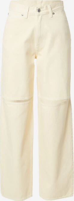 WEEKDAY Jeans Wide Leg Jean Brae Femme Blanc Naturel