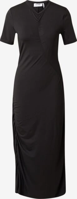 WEEKDAY Robes Longues Robe Crease Femme Noir