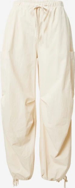 WEEKDAY Pantalons Cargo Effilé Pantalon Cargo Skyler Femme Beige