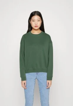 WEEKDAY Essence Standard - Sweatshirt - Dark Green