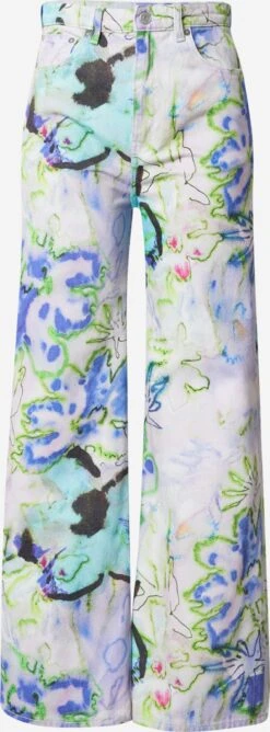 WEEKDAY Jeans Wide Leg Jean Femme Violet Pastel / Violet Foncé