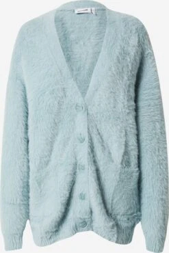 WEEKDAY Gilets Cardigan Ally Femme Bleu Clair