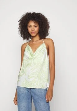 WEEKDAY Halter Slip - Débardeur - Green Light