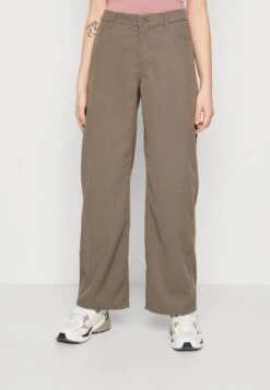 WEEKDAY Abigail Trouser - Pantalon Classique - Mole Dark