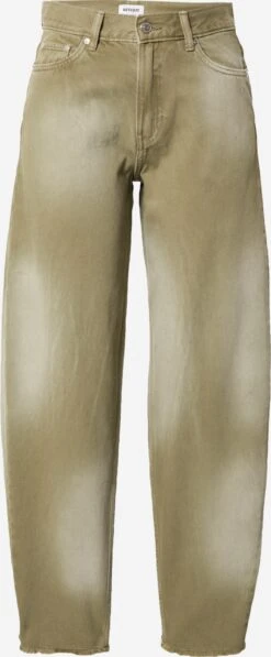 WEEKDAY Jeans Wide Leg Jean Faith Femme Kaki