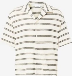 WEEKDAY Chemises Décontractées Fit Confort Chemise Charlie Homme Blanc / Blanc Cassé