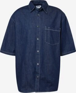WEEKDAY Chemises En Jean Fit Confort Chemise Homme Bleu Foncé