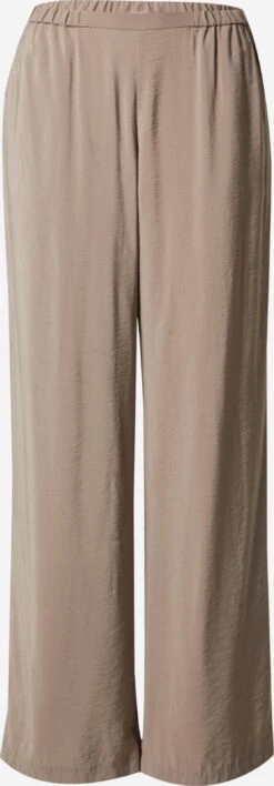 WEEKDAY Pantalons En Toile Wide Leg Pantalon Chase Femme Beige Foncé