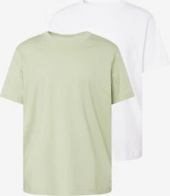 WEEKDAY T-shirts T-Shirt Homme Pomme / Blanc