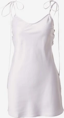 WEEKDAY Mini-robes Robe Yui Femme Gris Clair