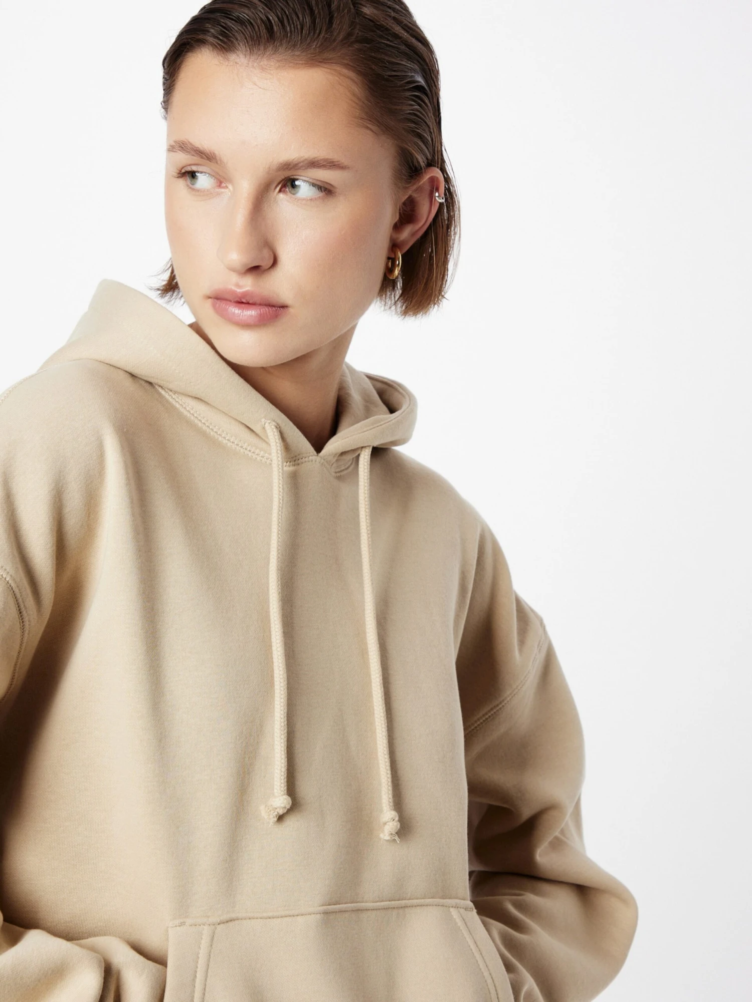WEEKDAY Sweats Ă Capuche Sweat-shirt Femme Mastic â Image 2