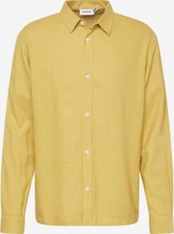 WEEKDAY Chemises Décontractées Coupe Regular Chemise Homme Jaune