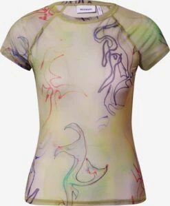 WEEKDAY T-shirts T-shirt Sia Femme Vert Clair