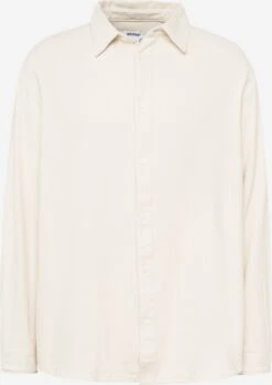 WEEKDAY Chemises Décontractées Fit Confort Chemise Homme Blanc Cassé