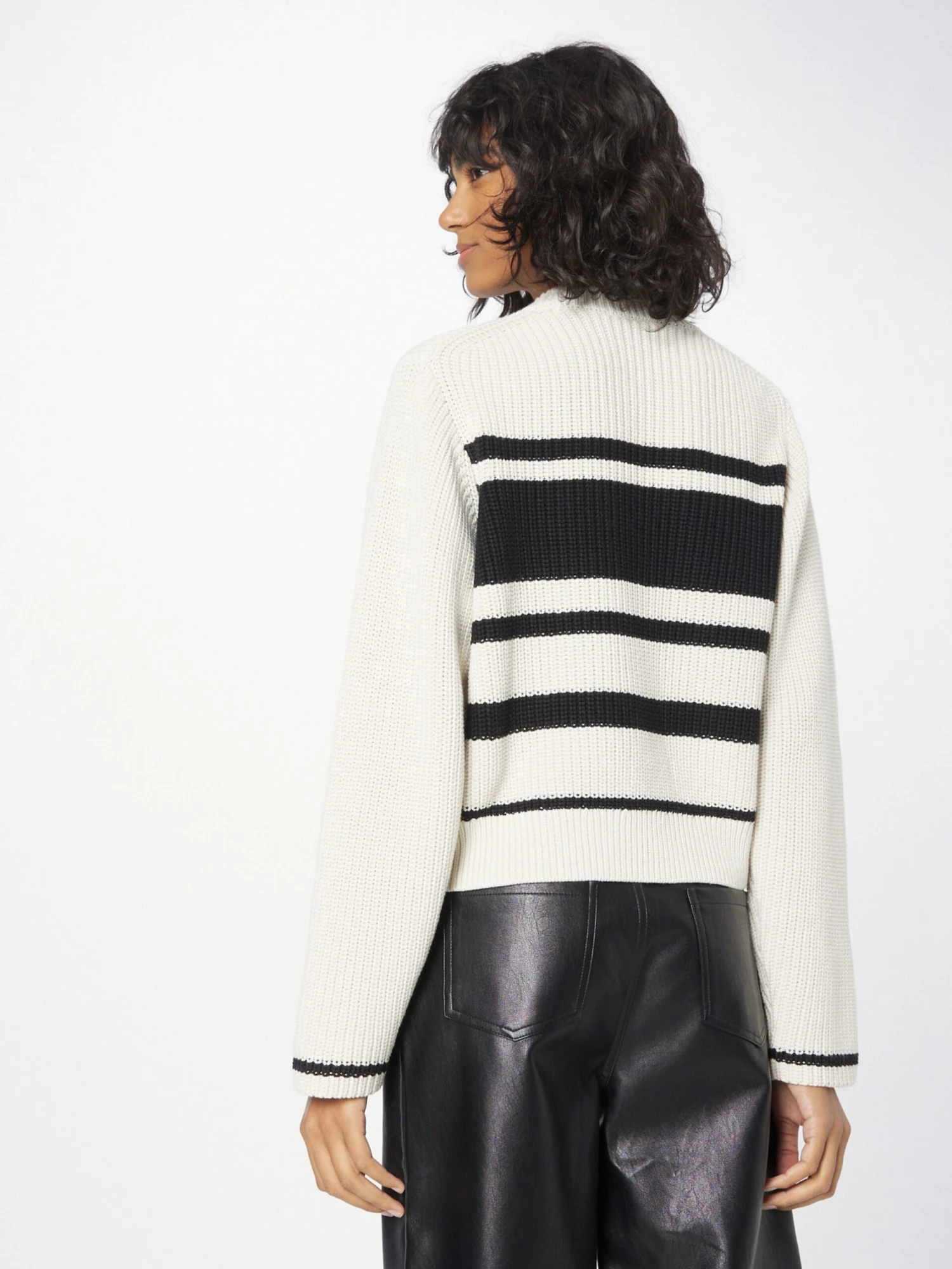 WEEKDAY Pulls Maille Fine Pull-over Femme Blanc â Image 4