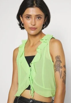 WEEKDAY Luella - Blouse - Bright Green