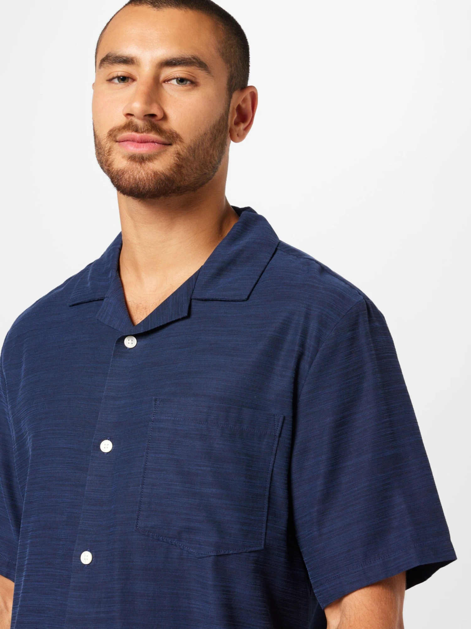 WEEKDAY Chemises Décontractées Coupe Regular Chemise Homme Bleu – Image 2