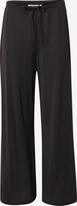 WEEKDAY Pantalons En Toile Wide Leg Pantalon Femme Noir