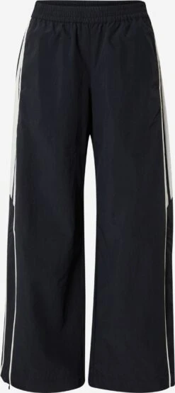 WEEKDAY Pantalons En Toile Loosefit Pantalon Althea Femme Noir