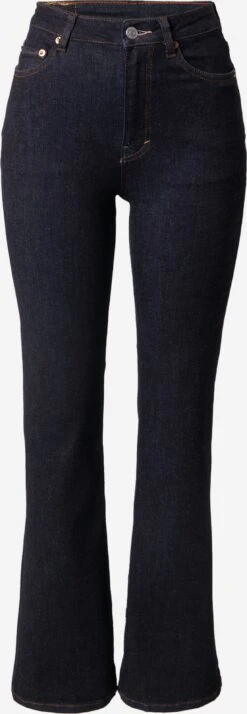 WEEKDAY Bootcut évasé Jean Femme Bleu Nuit