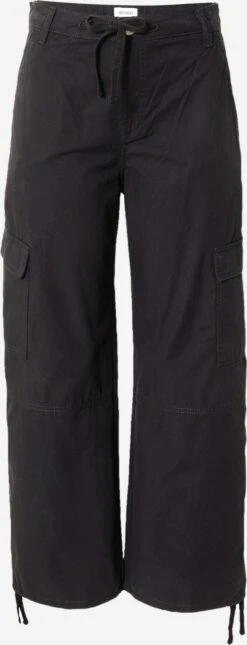 WEEKDAY Pantalons Cargo Regular Pantalon Cargo Getty Femme Noir