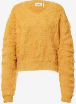 WEEKDAY Pulls Maille Fine Pull-over Cora Femme Jaune Dor
